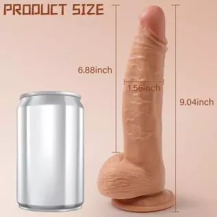 9"Silicone Vibrating Dildo for Women & Men with 20 Mode Vibrating,Remote Control Anal Super Soft Lifelike Dildo Vibrator, Rechar
