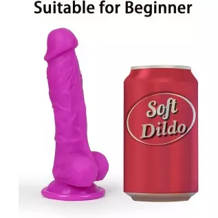 7.I inch Realistic Silicone Dildo for Beginners: Lifelike Small Penis Dildo with Strong Suction Cup for G-Spot Hands-Free Play, 