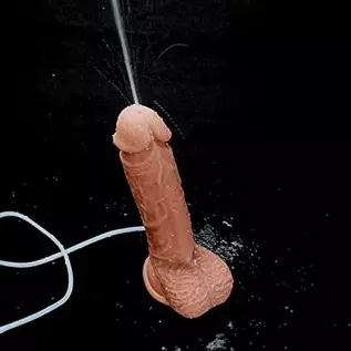 Silicone Realistic Ejaculating Dildo for Women, Lifelike Squirting Dildo, 9 Inch Realistic Squirting Penis with Strong Suction C