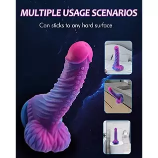 Realistic Silicone Dildo for Women :7.48 Inch Anal Dildo Monster Dildo Soft Dildo Anal Plug Hand-Free Dildo,Unique Dildo G Spot