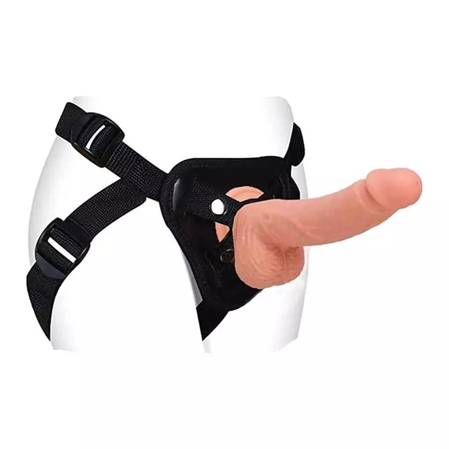 Strap On Realistic Dildo Wearable Sex Toy for Couple Pegging Women Lesbian Silicone Dildo for Sex Gift, Fetish Fantasy Sex Strap