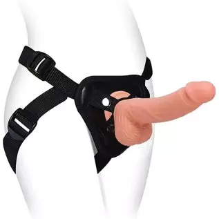 Strap On Realistic Dildo Wearable Sex Toy for Couple Pegging Women Lesbian Silicone Dildo for Sex Gift, Fetish Fantasy Sex Strap