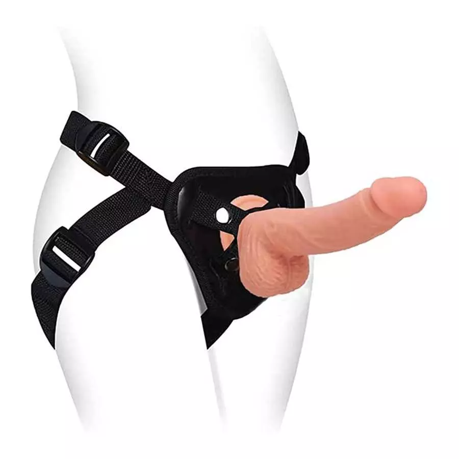 Strap On Realistic Dildo Wearable Sex Toy for Couple Pegging Women Lesbian Silicone Dildo for Sex Gift, Fetish Fantasy Sex Strap