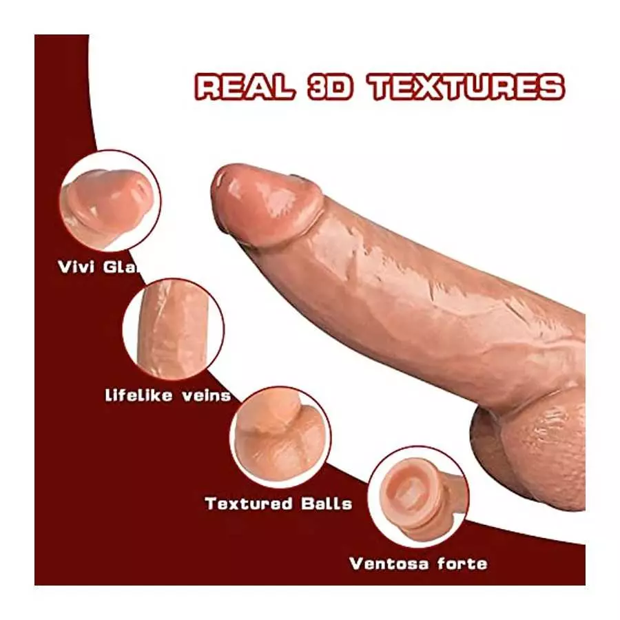7.8 Inch hyper realistic dildo Toy for Women,Big Dildo with Huge Size and Strong&nbsp;Suction Cup,Anal Dildo for Woman G-Spot Stimula