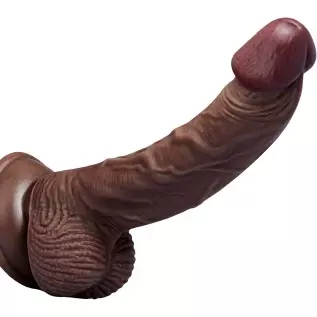 8 Inch Realistic Dildo Lifelike Huge Silicone Dildos,with Strong Suction Cup for Hands-Free Play,Body-Safe Material Huge Penis B