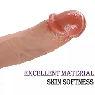 Huge Realistic Dildo with Strong Suction Cups, 9"inch Silicone Thick Dildo for Hands-Free Play, Soft and Skin-Friendly for Vagin