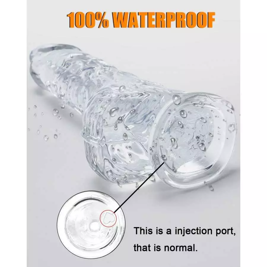 9 Inch Realistic Thick Dildo, Body-Safe Material Lifelike Huge Penis with Strong Suction Cup for Hands-Free Play, Flexible Cock