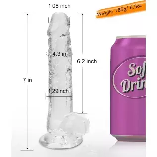 9 Inch Realistic Thick Dildo, Body-Safe Material Lifelike Huge Penis with Strong Suction Cup for Hands-Free Play, Flexible Cock 9 Inch Realistic Thick Dildo, Body-Safe Material Lifelike Huge Penis with Strong Suction Cup for Hands-Free Play, Flexible Cock