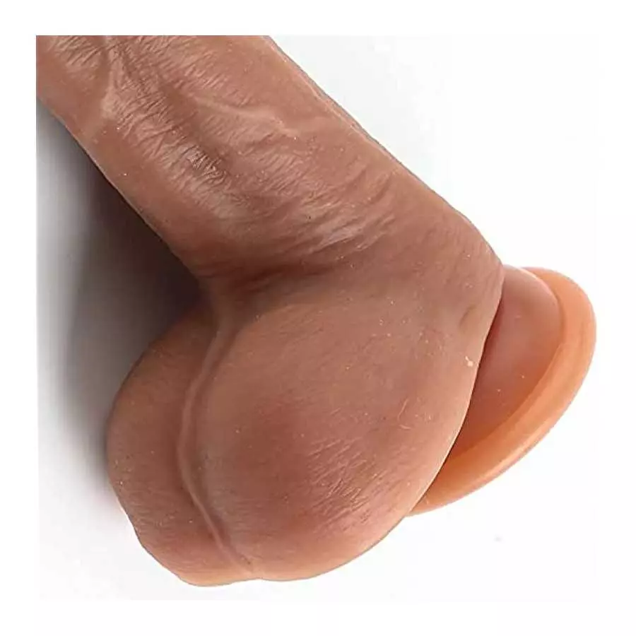 8.5" Masturbation Dildo for Women with Remote Control, Retractable, Vibrating, Remote Control Heating Realistic Dildo, Silicone 