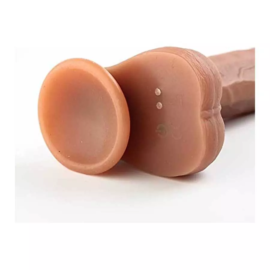 8.5" Masturbation Dildo for Women with Remote Control, Retractable, Vibrating, Remote Control Heating Realistic Dildo, Silicone 