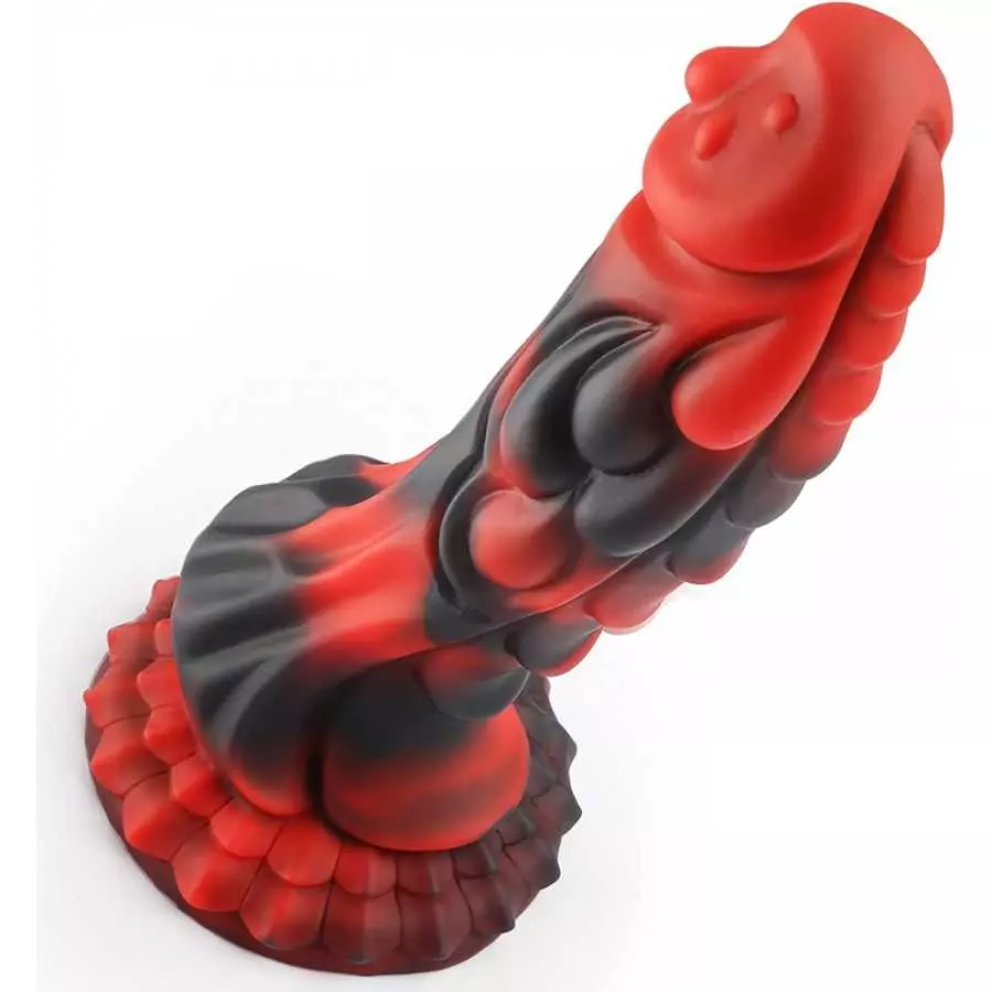 Realistic Monster Dildo 8.2 Inch Silicone Lifelike Huge Dildo, Soft Liquid Dildo with Strong Suction Cup for G-Spot Stimulator,