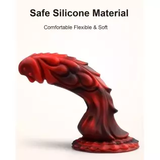 Realistic Monster Dildo 8.2 Inch Silicone Lifelike Huge Dildo, Soft Liquid Dildo with Strong Suction Cup for G-Spot Stimulator,