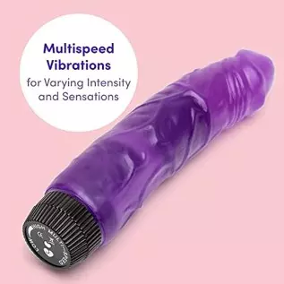 Lovehoney Vibrating Dildo - 6.5 Inch Realistic Dildo - Flexible Multispeed Vibrator for Women - Veiny Shaft & Curved for Stimula Lovehoney Vibrating Dildo - 6.5 Inch Realistic Dildo - Flexible Multispeed Vibrator for Women - Veiny Shaft & Curved for Stimula