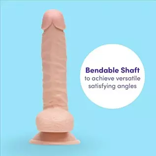 Lovehoney Lifelike Lover Realistic Dildo - 5 Inch Suction Cup Dildo - Beginner Friendly Dildo with Flexible Shaft - Flesh Pink