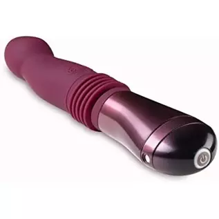 Blush Temptasia Trixie Thrusting Silicone Dildo - 4.5 Inches Insertable Length and 1.75 Inches Width - 1.25 Inches Thrust Capabi