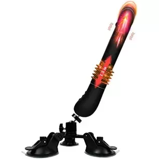 10.2"Thrusting Vibrator Dildo,Realistic Dildo with 3 Thrusts 7 Vibrations,G-spot Dildo with 360 Degrees Adjustable Strong Suctio