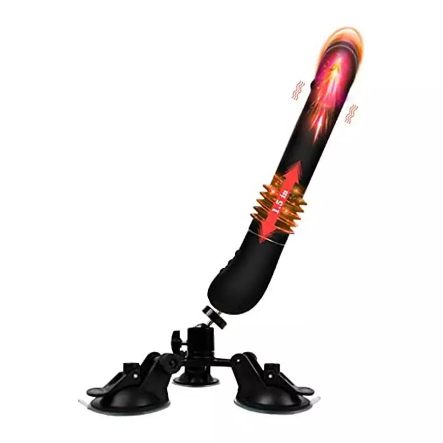 10.2"Thrusting Vibrator Dildo,Realistic Dildo with 3 Thrusts 7 Vibrations,G-spot Dildo with 360 Degrees Adjustable Strong Suctio 10.2"Thrusting Vibrator Dildo,Realistic Dildo with 3 Thrusts 7 Vibrations,G-spot Dildo with 360 Degrees Adjustable Strong Suctio