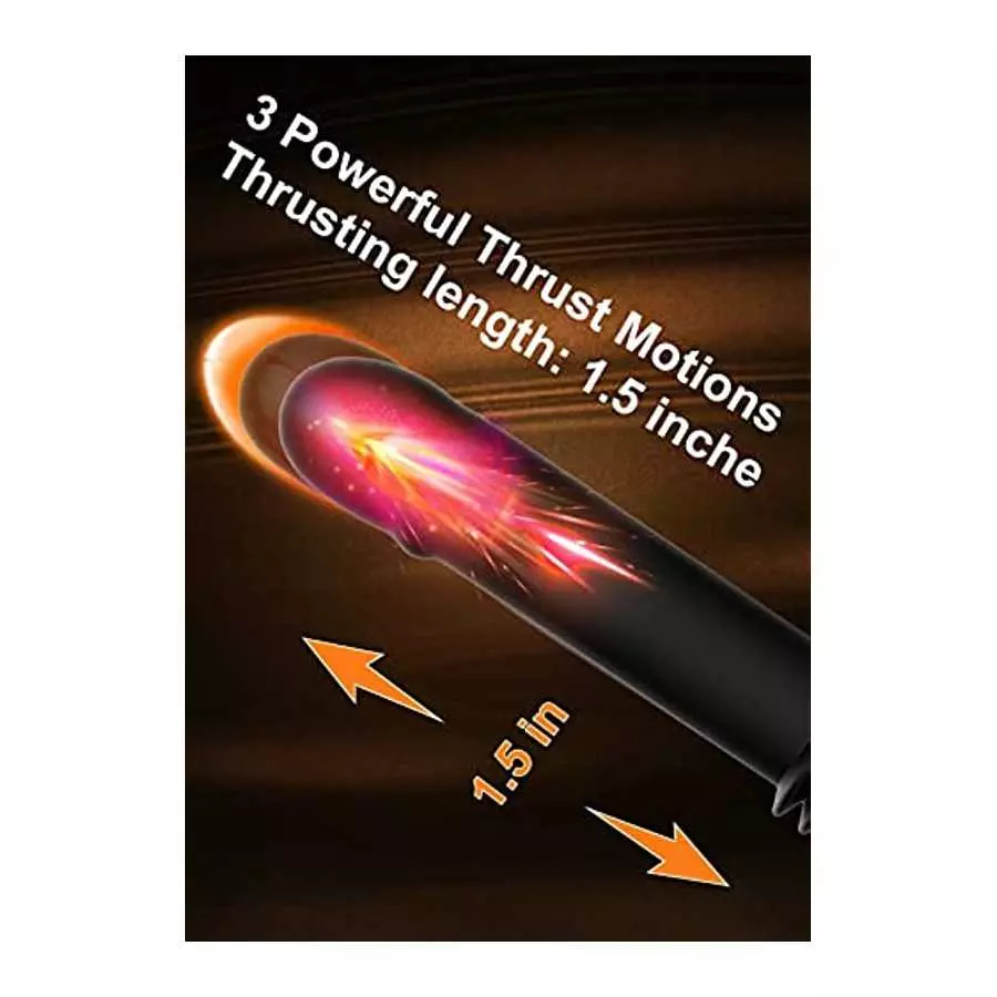 10.2"Thrusting Vibrator Dildo,Realistic Dildo with 3 Thrusts 7 Vibrations,G-spot Dildo with 360 Degrees Adjustable Strong Suctio