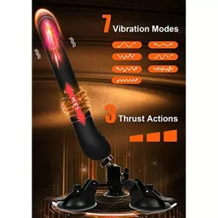 10.2"Thrusting Vibrator Dildo,Realistic Dildo with 3 Thrusts 7 Vibrations,G-spot Dildo with 360 Degrees Adjustable Strong Suctio 10.2"Thrusting Vibrator Dildo,Realistic Dildo with 3 Thrusts 7 Vibrations,G-spot Dildo with 360 Degrees Adjustable Strong Suctio