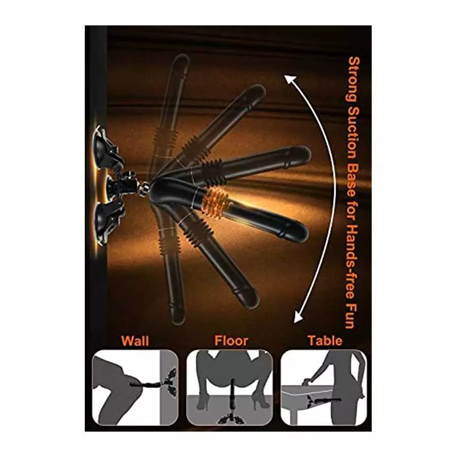 10.2"Thrusting Vibrator Dildo,Realistic Dildo with 3 Thrusts 7 Vibrations,G-spot Dildo with 360 Degrees Adjustable Strong Suctio