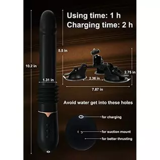 10.2"Thrusting Vibrator Dildo,Realistic Dildo with 3 Thrusts 7 Vibrations,G-spot Dildo with 360 Degrees Adjustable Strong Suctio 10.2"Thrusting Vibrator Dildo,Realistic Dildo with 3 Thrusts 7 Vibrations,G-spot Dildo with 360 Degrees Adjustable Strong Suctio