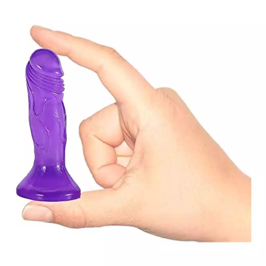 4.84 Inch Realistic Mini Dildo, Beginner Silicone Dildo with Strong Suction Cup for Hands-Free Play, G-Spot Stimulation Dildos A