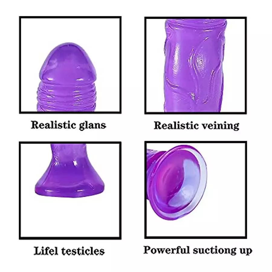 4.84 Inch Realistic Mini Dildo, Beginner Silicone Dildo with Strong Suction Cup for Hands-Free Play, G-Spot Stimulation Dildos A