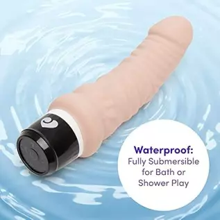 Lovehoney Vibrating Dildo - 5.5 Inch Realistic Dildo - Girthy 7 Function Vibrator for Women - Waterproof - Flesh Pink Lovehoney Vibrating Dildo - 5.5 Inch Realistic Dildo - Girthy 7 Function Vibrator for Women - Waterproof - Flesh Pink