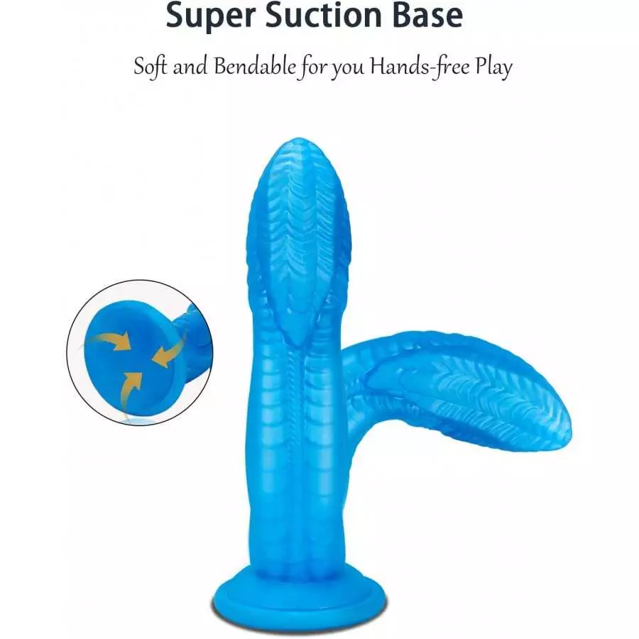 10 Inch Realistic Dildo,Huge Silicone Anal Wolf Dildo with Suction Cup for Hands-Free Play,Soft Dildos Anal Plug Monster Prostat