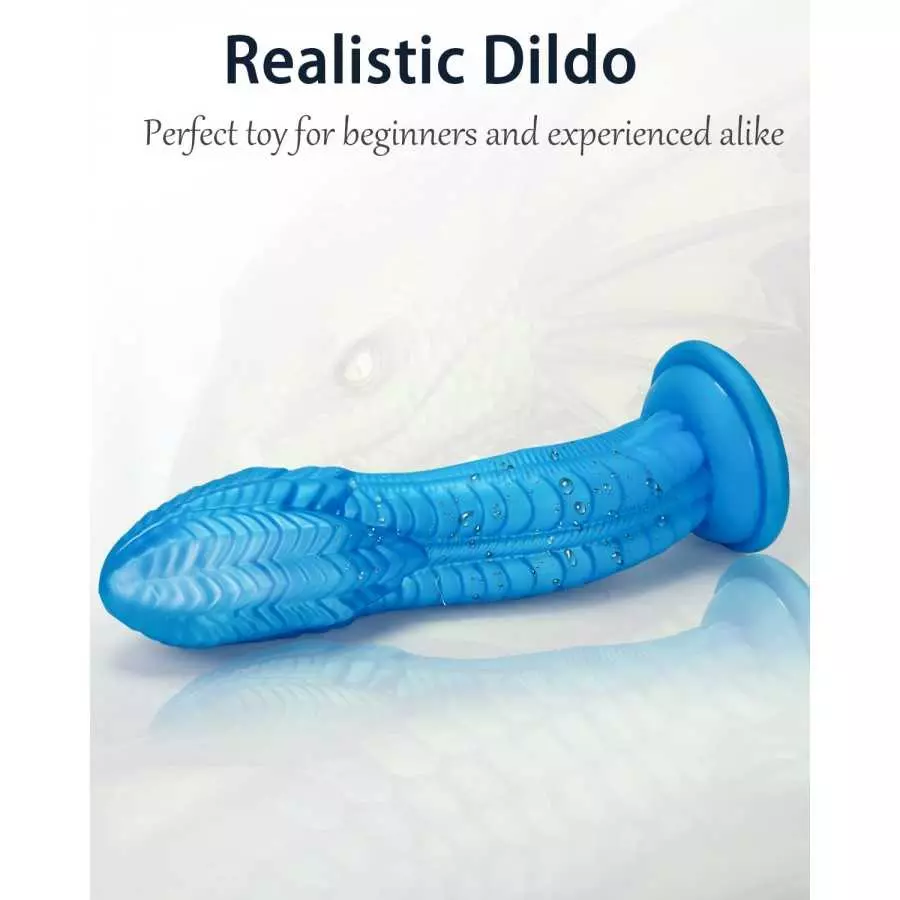 10 Inch Realistic Dildo,Huge Silicone Anal Wolf Dildo with Suction Cup for Hands-Free Play,Soft Dildos Anal Plug Monster Prostat