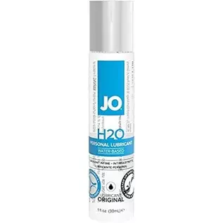 9" Vibrating Black Dildo and JO H20 Water Based Lube (1 oz.)