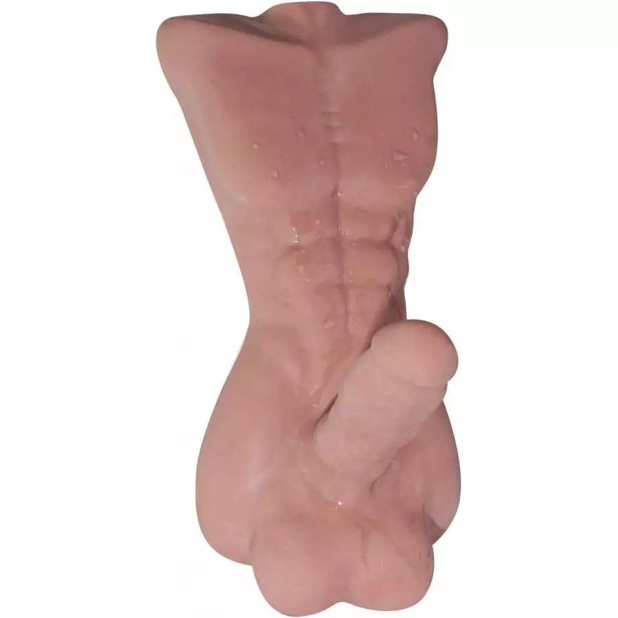Torso Sex Doll with Realistic Dildo for Women, G-Spot Male Torso Love Doll Female Toy for Pleasure, Couple Unisex Masturbation S
