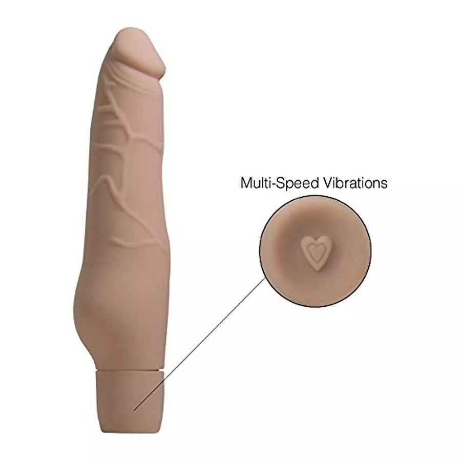 Waterproof Vibrating Dildo Realistic Silicone Penis Vibrator Multi Function Vibrations for G Spot and Clit Stimulation