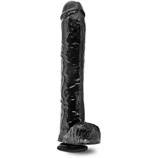 Eden Health -14 Inch Extra Long 2.5" Thick Dildo - Sturdy Suction Cup For Hands Free Play - Soft But Not Floppy Realistic Feel -