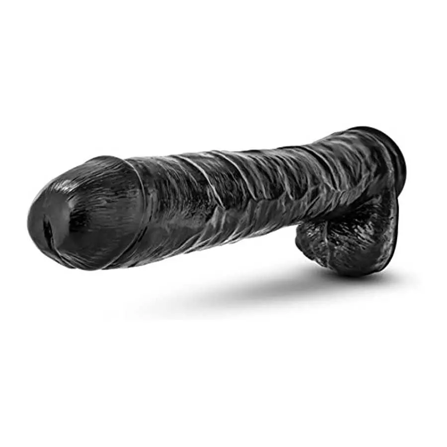 Eden Health -14 Inch Extra Long 2.5" Thick Dildo - Sturdy Suction Cup For Hands Free Play - Soft But Not Floppy Realistic Feel -