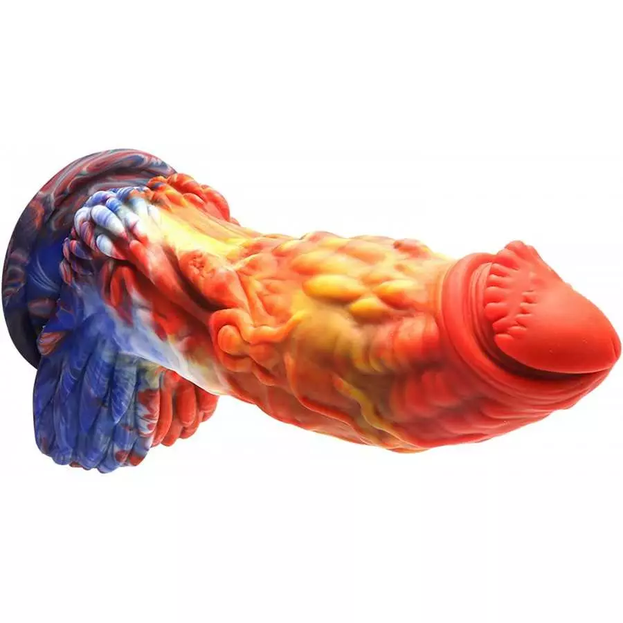 Realistic Silicone Thick Monster Dildo: 7.48 Inch Soft Anal Dildo with Strong Suction Cup for Hands-Free Play, Body-Safe Materia