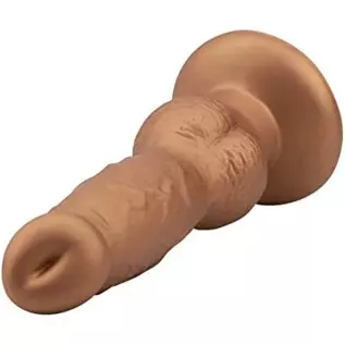 Realistic G-spot Dildo, 7.08 inch Liquid Silicone Penis Cock Dong with Flared Suction Cup, Adult Sex Toy for Men Women