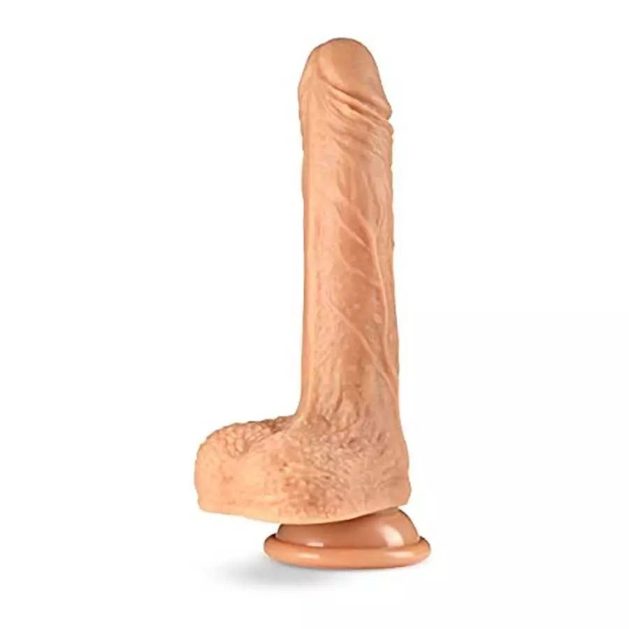 Blush Silicone Dr. Grey- 7 Inch Thrusting Rotating 50 Vibration Settings Dildo - Satin Smooth 1.5" Realistic Shaft - Strap On Co