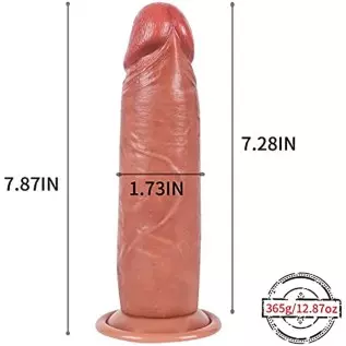 Realistic Uncut Dildo, Dildo with Sliding Foreskin, Realistic Foreskin Dildo, Double Silicone Dildo with Sliding Foreskin Specia