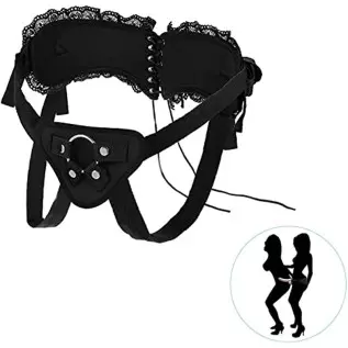 Sex Toys 8 Inch Strap Silicone Dildo, Sexy Lace Detachable Detachable Dildo Panties, for Women, Lesbian, Sex Gifts, Fetish, Fant