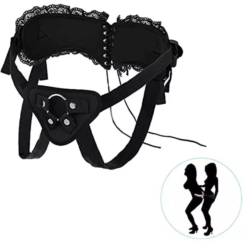 Sex Toys 8 Inch Strap Silicone Dildo, Sexy Lace Detachable Detachable Dildo Panties, for Women, Lesbian, Sex Gifts, Fetish, Fant