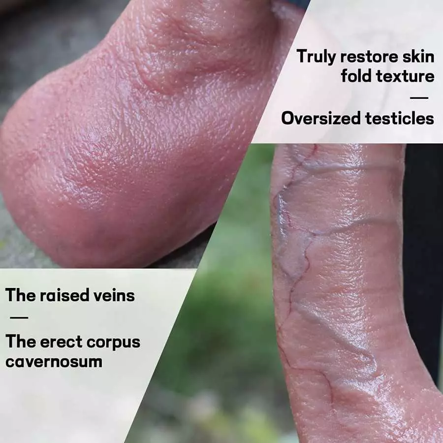 8.77 Inch Realistic Dildo, Body-Safe Material Lifelike Huge Penis, Adult Sex Toys for Women, Flexible Dildos with Suction Cup fo