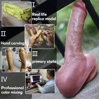 8.77 Inch Realistic Dildo, Body-Safe Material Lifelike Huge Penis, Adult Sex Toys for Women, Flexible Dildos with Suction Cup fo