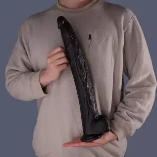 17.5 Inch Huge Dildo with Small Glans, Big Dildos with Strong Suction Cup for Hands-Free Play, Realistic Dildo with Big Cock for