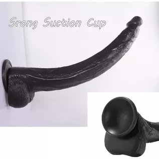 17.5 Inch Huge Dildo with Small Glans, Big Dildos with Strong Suction Cup for Hands-Free Play, Realistic Dildo with Big Cock for
