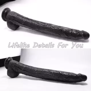 17.5 Inch Huge Dildo with Small Glans, Big Dildos with Strong Suction Cup for Hands-Free Play, Realistic Dildo with Big Cock for