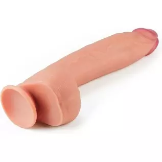 Large Strap on Dildo Dual Density Silicone Anal Dildo Realistic Huge Suction Cup Dildo Big Horse Dildo (12 inches)