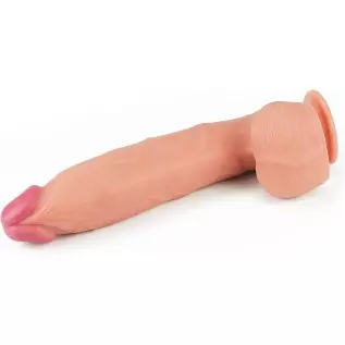 Large Strap on Dildo Dual Density Silicone Anal Dildo Realistic Huge Suction Cup Dildo Big Horse Dildo (12 inches)