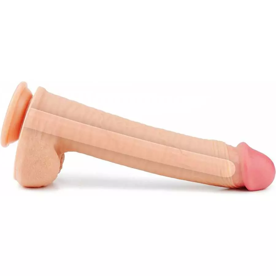 Large Strap on Dildo Dual Density Silicone Anal Dildo Realistic Huge Suction Cup Dildo Big Horse Dildo (12 inches)