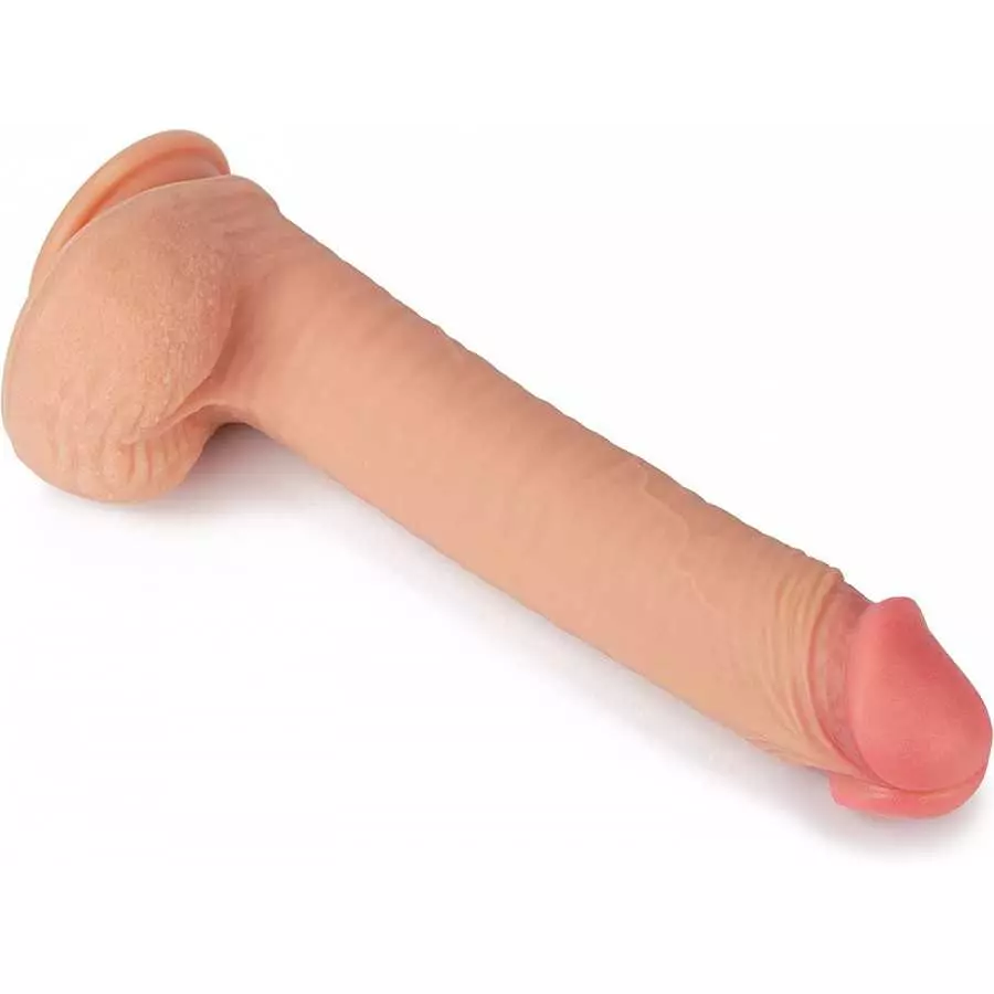 Large Strap on Dildo Dual Density Silicone Anal Dildo Realistic Huge Suction Cup Dildo Big Horse Dildo (12 inches)